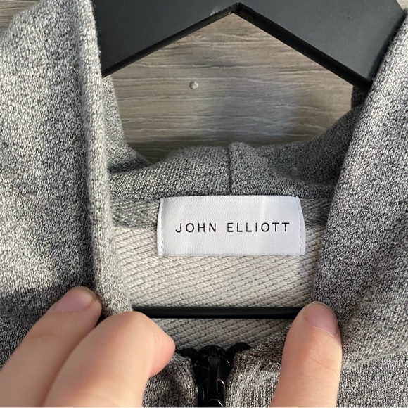 John Elliott Half Zip Hoodie - Picture 3 of 6